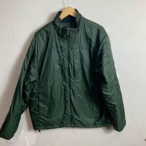 L.L.Bean Men’s XL Green Jacket Nylon Shell Polyester Lining